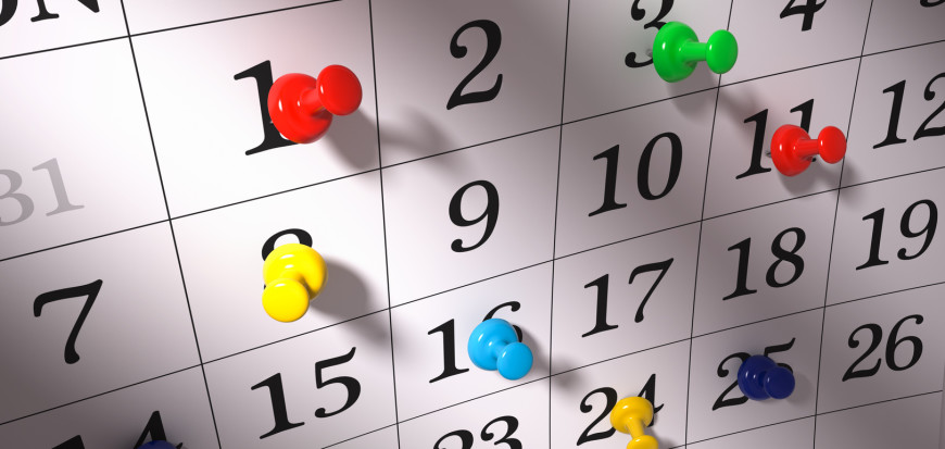 May 2015 Calendar of Events
